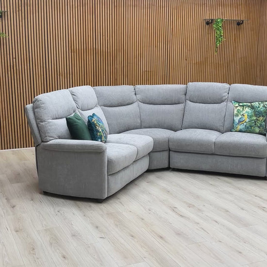 Video tour of the Compact Collection Lille sofa, showing the cushions and sturdy construction.