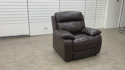 World of Leather 'Moreno' Bv-1748 Dark Chocolate Leather Armchair
