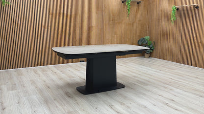 ‘Catalina’ Large Extending Ceramic Top Dining Table