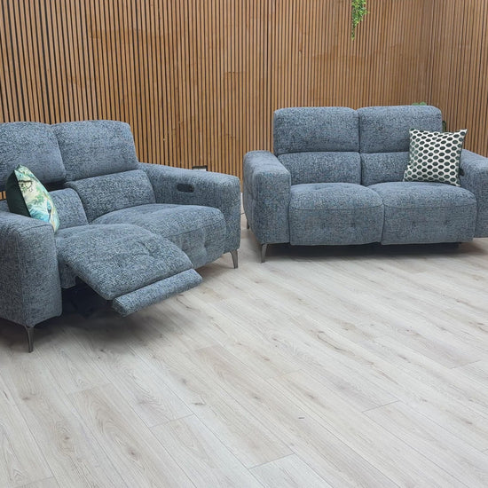 Video demonstration of the independent power reclining, headrest adjustment, and USB charging.