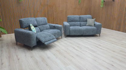 Video demonstration of the independent power reclining, headrest adjustment, and USB charging.