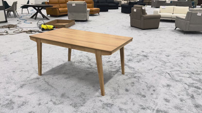 ‘Cooper’ Oak Veneer Dining Table 160cm