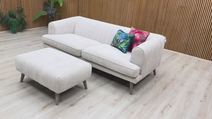  Video Preview for a product video, likely demonstrating the size or features of the sofa set.