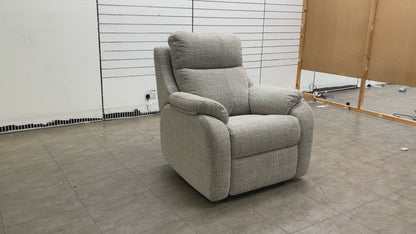 G Plan 'Kingsbury' B103 Shore Slate Woven Fabric Armchair