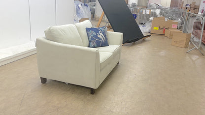 ‘Orlby’ Plaza Linen Ice 2 Seater Sofa