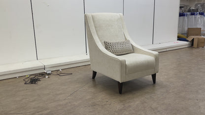 'Melody' Pearl Chenille Fabric Accent Chair