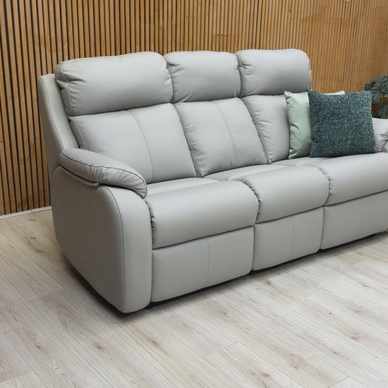 Video tour of the G Plan 'Kingsbury' 3-seater sofa, demonstrating its famous comfort and premium leather finish.