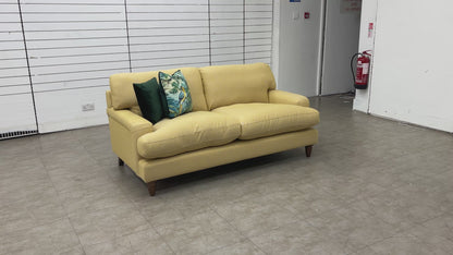 'Livie' Mustard Livie Fabric 2 Seater Sofa