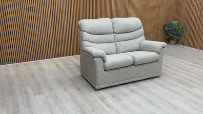 G Plan ‘Malvern’ Taupe Woven Fabric 2 Seater Sofa