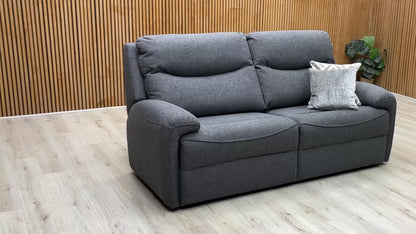 G Plan ‘Amesbury’ A943 Roche Slate Grey Fabric 3 Seater Sofa