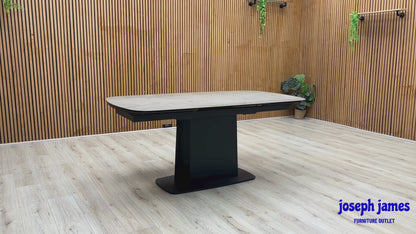 ‘Catalina’ Large Extending Ceramic Top Dining Table