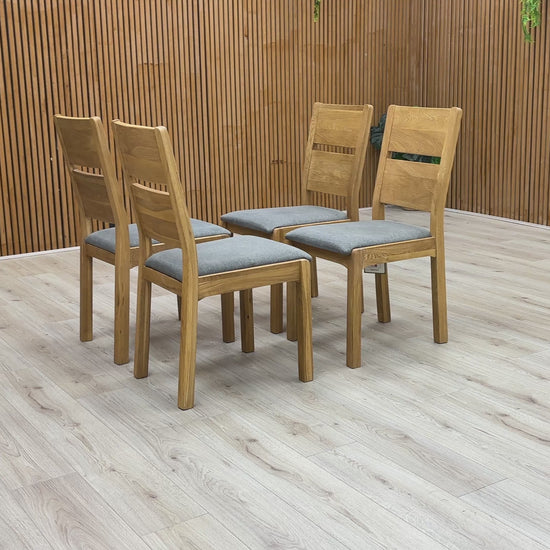 Video of design and construction of the 'Bakerloo' Wooden Back Upholstered Dining Chair.