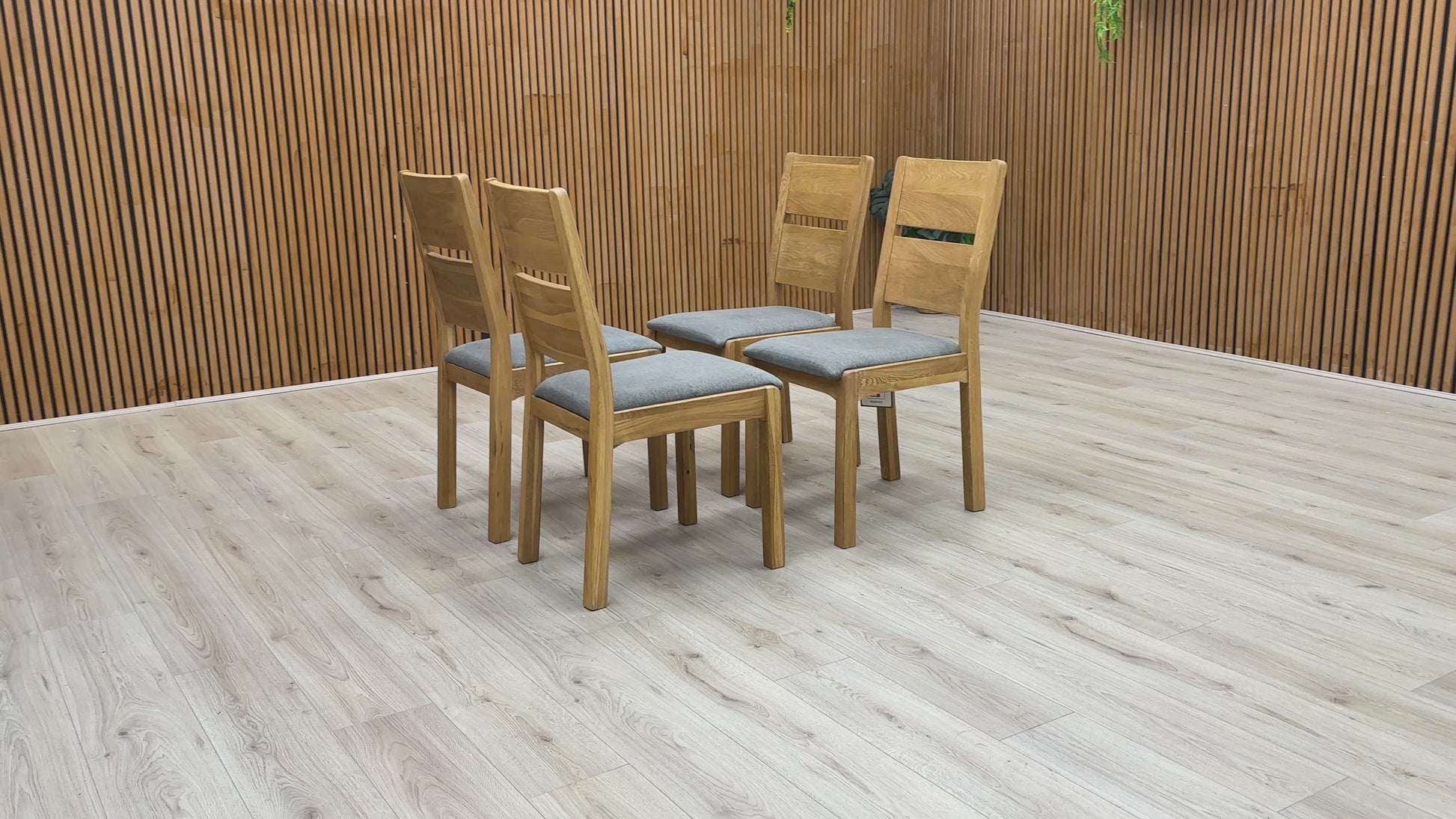 Video of design and construction of the 'Bakerloo' Wooden Back Upholstered Dining Chair.