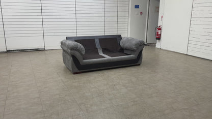 'Zana' Slate Combination Samson Large 2 Seater Sofabed
