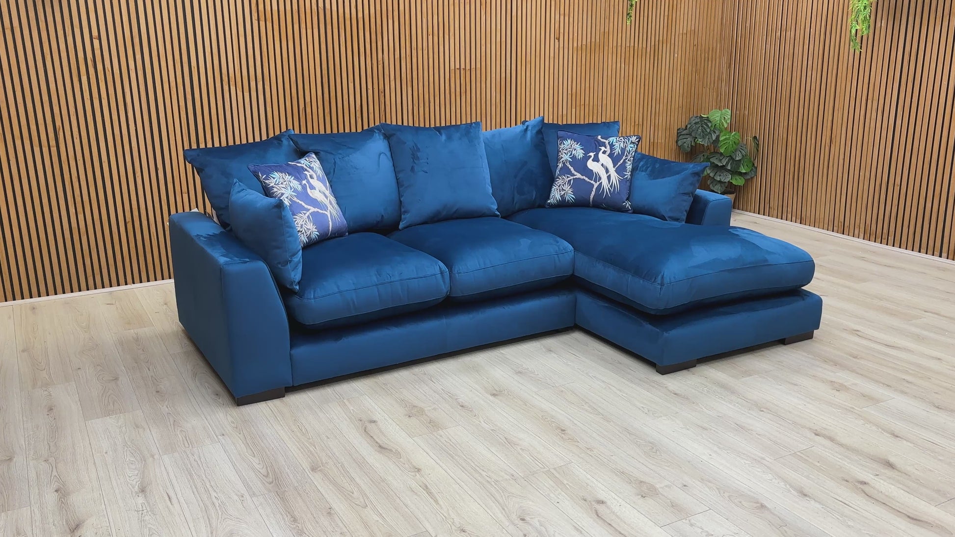 Video Preview for a product video, likely showing the sofa's features, like the velvet texture or removable arms.