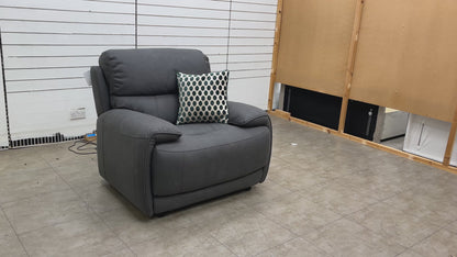 ‘Link’ Grey Heavy Duty Fabric Armchair
