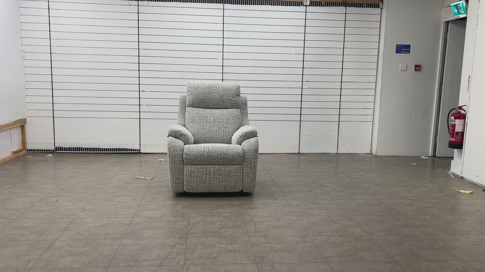 Video of The Kingsbury Lift and Rise Chair in the elevated 'rise' position, showing the powered mechanism tilting the user forward to assist in standing up.