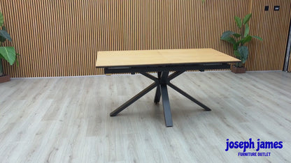 'Earth' Light Oak Solid Oak Dining Table