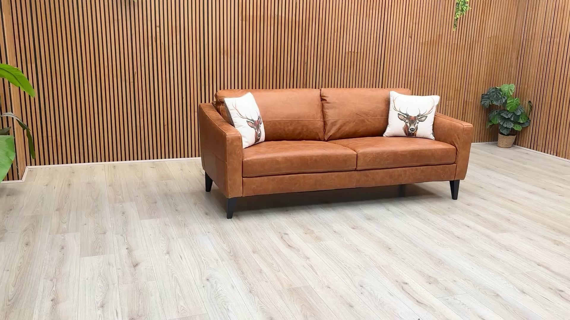Video preview of the Oslo Sofa showcasing its finish and contemporary style.