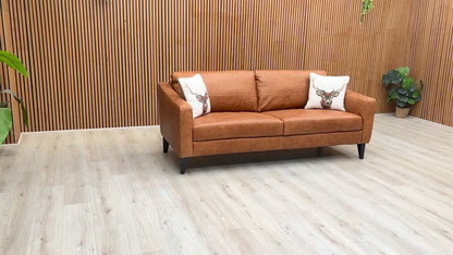 Video preview of the Oslo Sofa showcasing its finish and contemporary style.