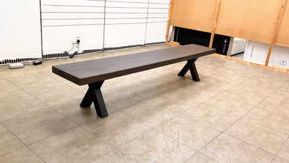 Bodahl ‘Terra’ 02 Smoked Compact Solid Oak 240cm Dining Bench