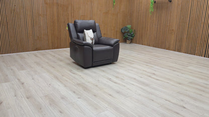 'Utah' Espresso Brown Lx-6413 Power Recliner Chair