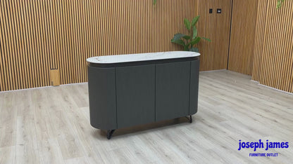 'Jose' Fiorentino Marble Ceramic Top 2 Door Sideboard