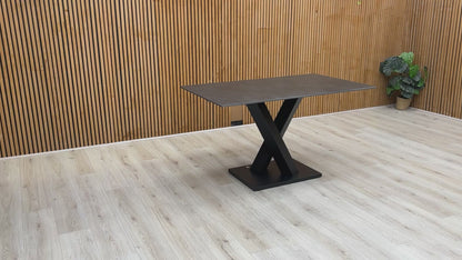 Video overview of the 135cm Warrior table, demonstrating the table's build quality, surface texture, and modern aesthetic.