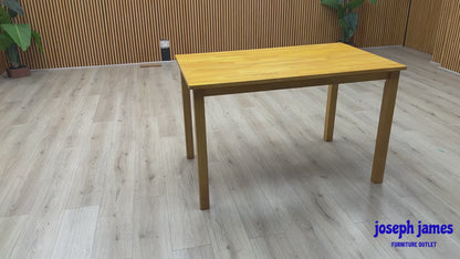 ‘Jim’ Oak Veneer Small Dining Table