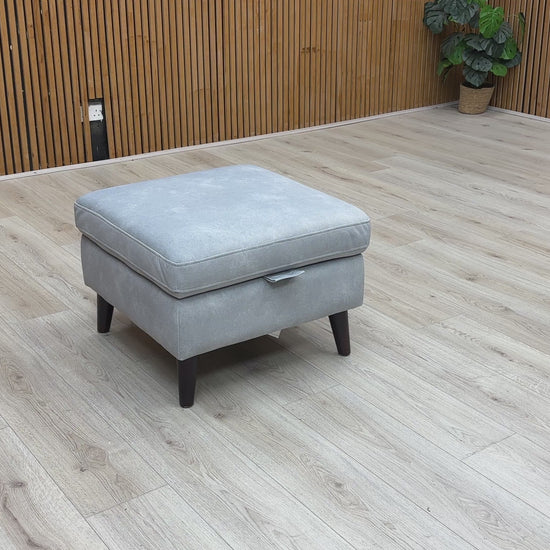 video Preview for a product video, likely demonstrating the storage function or movement of the piece.