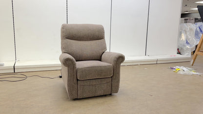 G Plan 'Avon' Sea Earth A722 Fabric Power Recliner Armchair