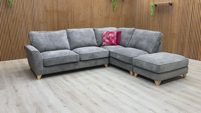  Video Preview for a product video, likely demonstrating the sofa's size, feel, or modular nature.