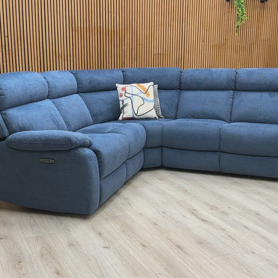 Video preview demonstrating the movement of the electric power reclining and adjustable headrest features.