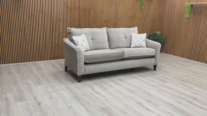 ‘Soho’ Garda Acier Cp Dw Ft4 Fabric 4 Seater Classic Back Sofa