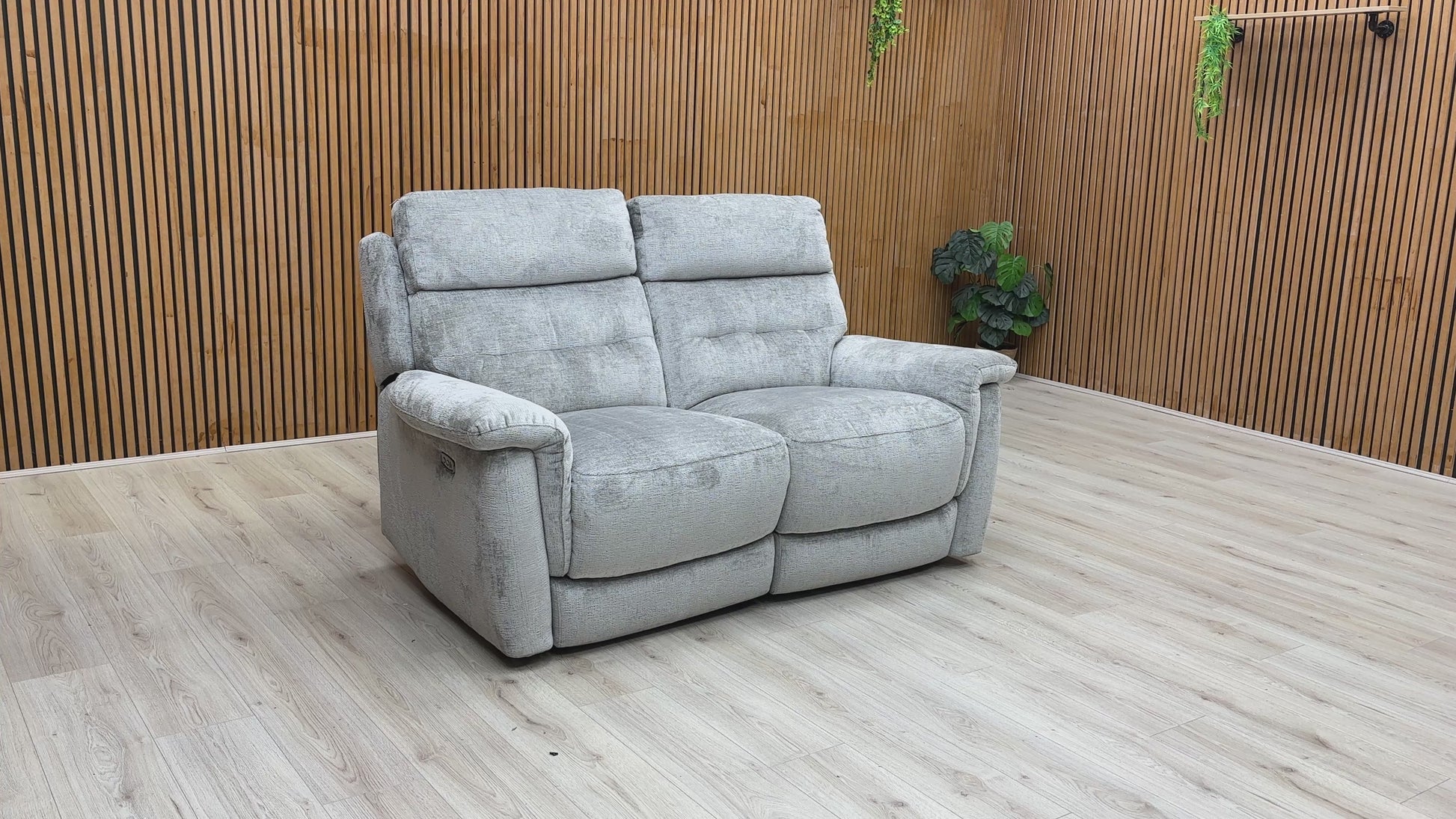 Video Preview for a product video, likely demonstrating the smooth power reclining function of the sofa.