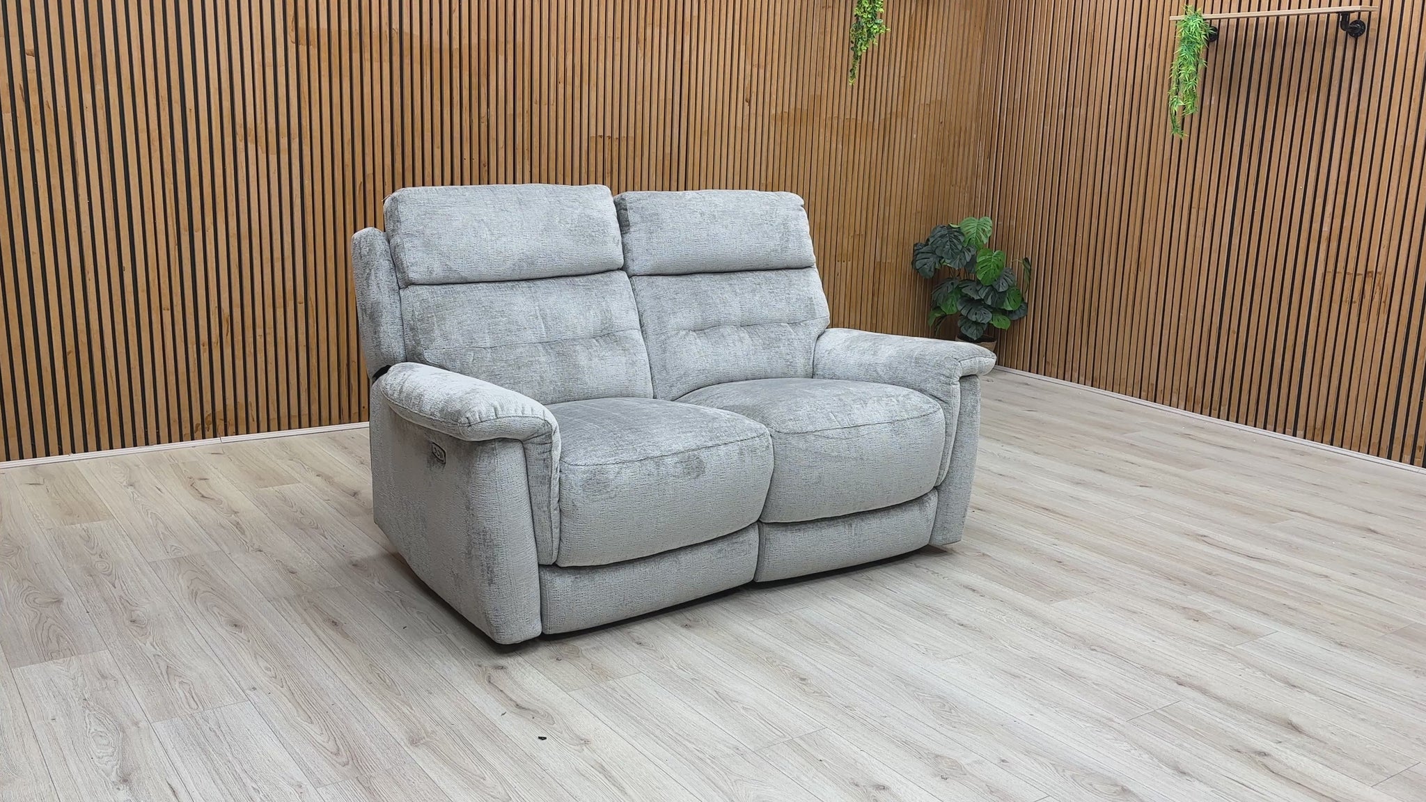 Video Preview for a product video, likely demonstrating the smooth power reclining function of the sofa.