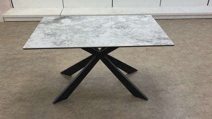 ‘Kos' Ceramic Top Fixed Dining Table