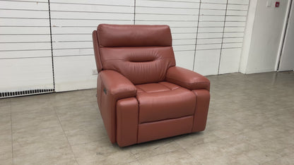 'Cinemax' Natural Redmaple La-4826 Leather Chair