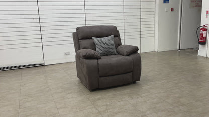‘Moreno' Bfa-Blj-R16 Grey Fabric Armchair