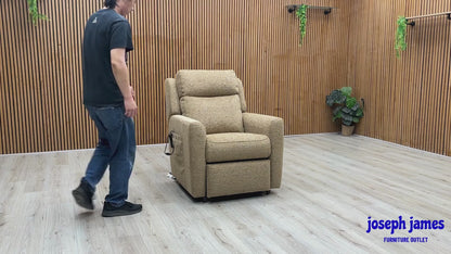 G Plan ‘Wren’ A070 Boucle Cocoa Brown Fabric Lift and Rise Recliner Chair