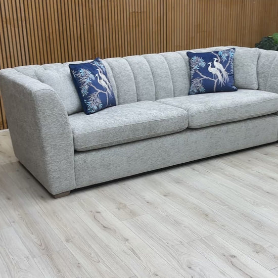 Video presentation of the Sofology 'Downtown' Sofa, highlighting its size and contemporary look.