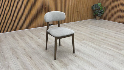 ‘Stockholm’ Dark Oak Wooden Dining Chair