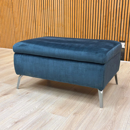 The footstool in a room setting for context (if applicable, or a detailed close-up).