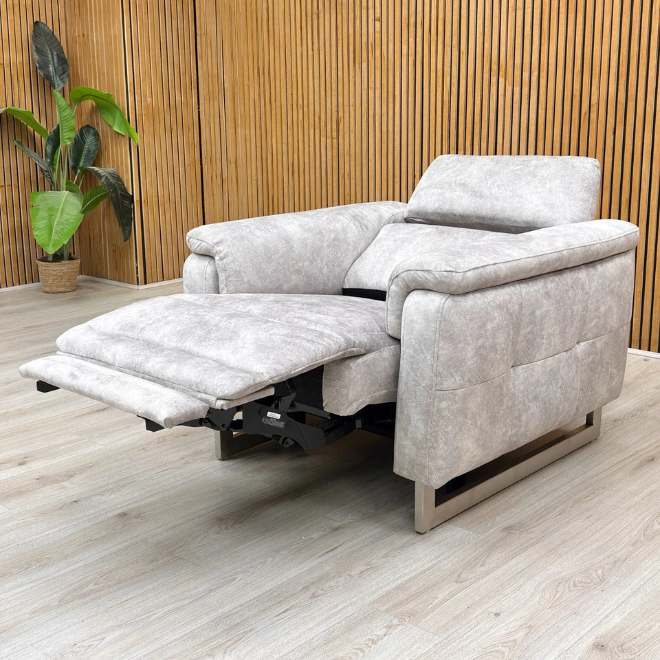 Lifestyle shot of the Elphaba chair in a bright, modern interior living space.
