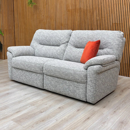 Lifestyle Shot of the 3-seater sofa, emphasizing its deep seating and contemporary low-profile backrest.