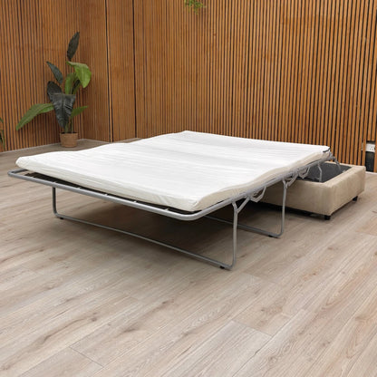 The ‘Esprit’ Large Footstool fully converted into a comfortable and functional Double Sofa Bed.