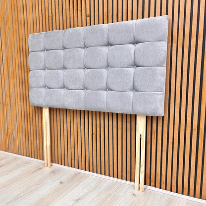 ‘Dice’ Plain Diamond Strutted Headboard - Small Double