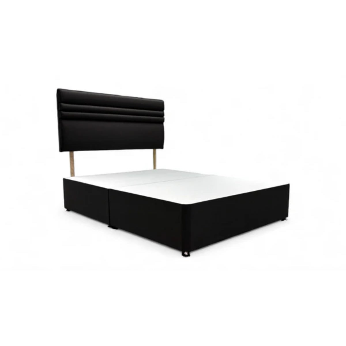 ‘Roma’ Ebony Fabric King Bed