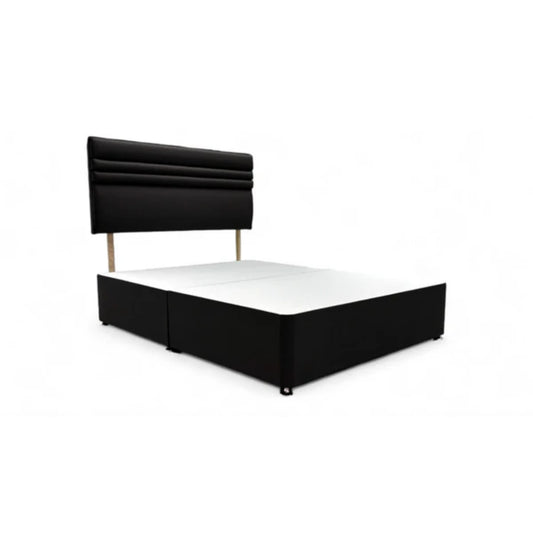 ‘Roma’ Ebony Fabric King Bed