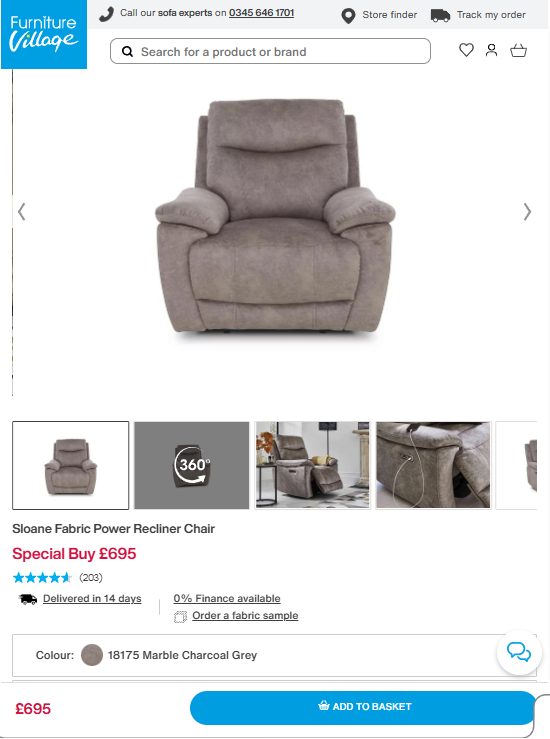 Price comparison